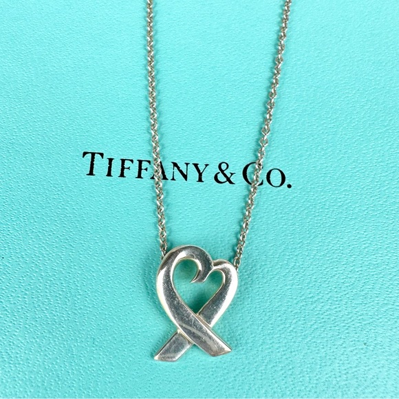 Tiffany & Co Picasso heart necklace 925 silver BEAUTIFUL gift! - Picture 2 of 12